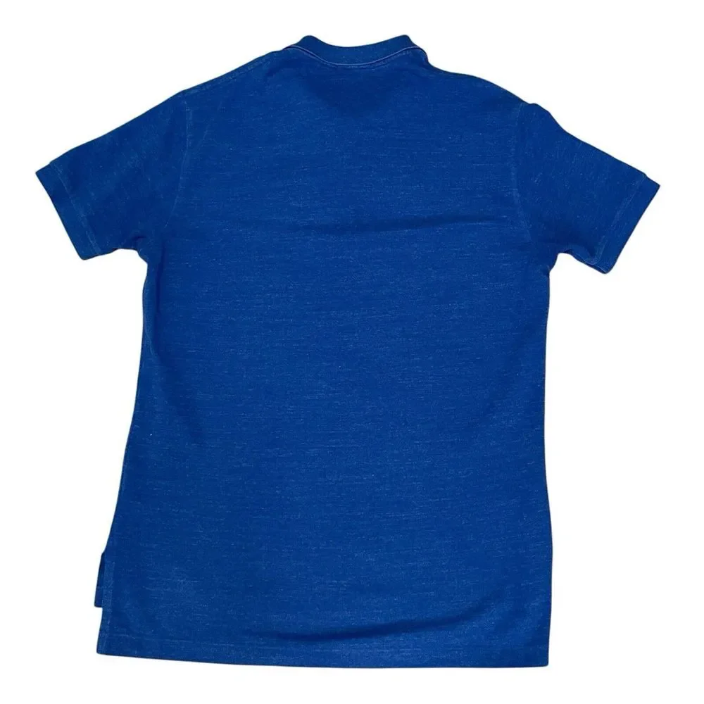 Polo‎ Ralph Lauren Classic Fit 100% Cotton Blue Mens Polo Shirt Size Large